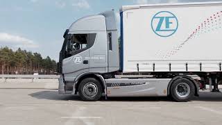 Embotech  Autonomous truck and trailer combination with ZF [upl. by Ashti]