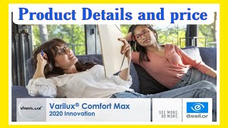 Essilor progressive lens product features and price  Varilux Comfort Max Crizal Prevencia [upl. by Trenna]