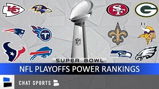 NFL Playoffs Power Rankings Ravens 49ers Chiefs amp Saints Among Super Bowl 54 Favorites [upl. by Giesser]