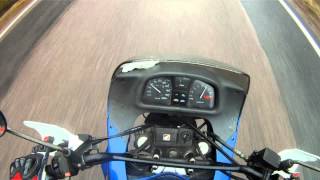 Honda Transalp 600 89 0100 kmh 062 mph [upl. by Dlareg]