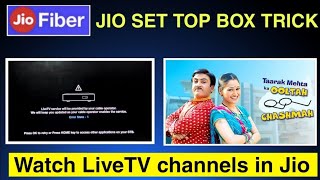 Jio set top box live tv channel change trick  Jio airfiber set top box tips amp tricks [upl. by Arlee]