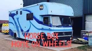 Horse Box Home On Wheels Our Biggest Campervan Conversion Yet [upl. by Ainitsirhc]