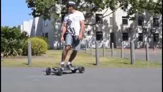 Evolve Skateboards Evolve All Terrain electric skateboard testing [upl. by Platus]