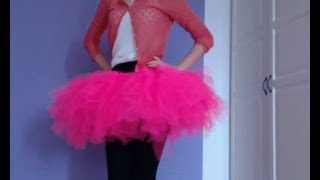 How to DIY Tutu ohne Nähen  without sewing  sooohhalt [upl. by Aljan]