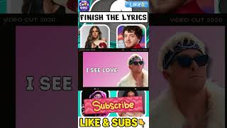 FINISH THE LYRICS  TikTok Trending Songs 2024  Music Quiz 🎵🎶 shorts finishthelyrics song quiz [upl. by Kori]