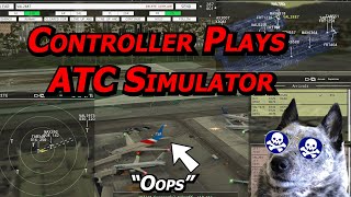 quotWe just straight up had a CRASHquot Real Controller plays ATC Simulator Tower3D Pro [upl. by Stryker]