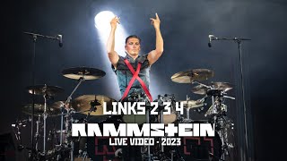 Rammstein  Links 2 3 4 Live Video  2023 Stadium Tour [upl. by Ayk]