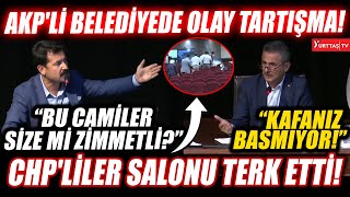 AKPli Mamak Belediyesinde olay tartışma CHPliler salonu terk ettiler [upl. by Olrak]