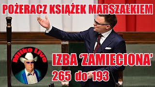 Nowy Marszałek Sejmu Arytmetyka sejmowa zdruzgotała PIS O czym śnił Kaczyński  Brak szacunku [upl. by Neltiak652]