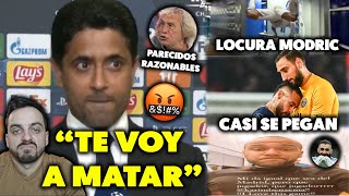 🤬quotTE VOY A MATARquot AL KHELAIFI SE VUELVE LOCO  ALVES SE RINDE A BENZEMA  NEYMAR y DONNARUMMA 👊😡 [upl. by Seys]