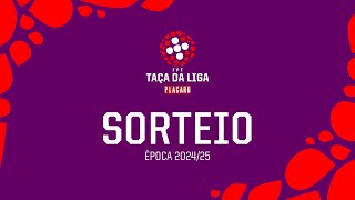 SORTEIO  TAÇA DA LIGA FEMININA PLACARD [upl. by Gmur]