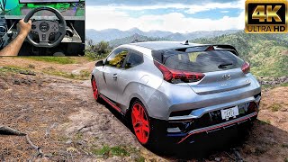 Hyundai Veloster N  Forza Horizon 5  PXN V9 Steering Wheel Gameplay [upl. by Mcripley292]