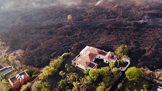 INCREDIBLE NEW SCENES La Palma Volcano Lava amp Army footage🌋 see description [upl. by Suneya599]