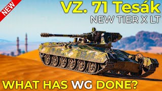 New VZ 71 Tesák  Tier 10 Autocannon Light Tank  World of Tanks Update 126 Patch [upl. by Wauters200]