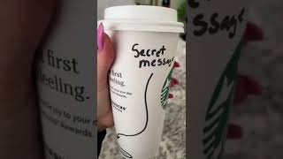 Left A SECRET Message On My Girlfriend’s Morning Coffee shorts couplegoals funny [upl. by Eladnar]