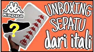 UNBOXING SEPATU KAPPA MADE IN ITALY😘 [upl. by Eedyaj]