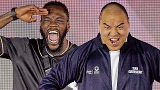 Deontay Wilder vs Zhilei Zhang • GRAND ARRIVALS  Frank Warren amp Eddie Hearn 5 vs 5  DAZN Boxing [upl. by Ellehsad]