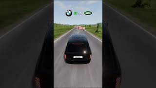 BMW Alpina XB7 vs Range Rover Vogue beamngdrive shorts [upl. by Jenifer]