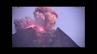 Erupsi Gunung Merapi 13 February 2020 shorts [upl. by Atsyrc]