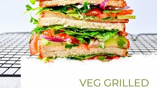 Veg grilled mayonnaise sandwich 🥪 [upl. by Mamie309]