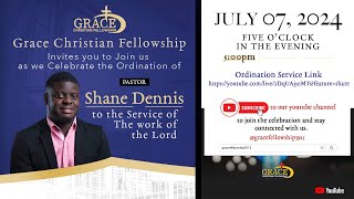 Grace Christian Fellowships Ordination Service for Pastor Shane Dennis [upl. by Brear]