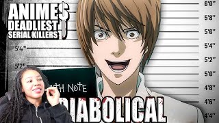 LIGHT YAGAMI Animes Deadliest Serial Killer Death Note  Reaction [upl. by Florrie]