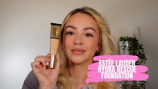 ESTEE LAUDER HYDRA RESCUE FOUNDATION  SHADE 2N1 DESERT BEIGE [upl. by Whitby]