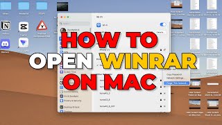 How To Open WinRaR on Mac [upl. by Ahsinotna]