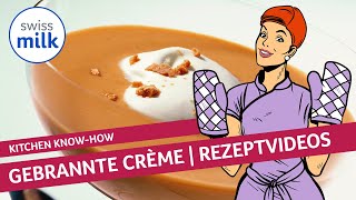 Metas Classics Wie kann man eine gebrannte Crème selber machen  Rezeptvideo  Swissmilk 2010 [upl. by Oramlub]