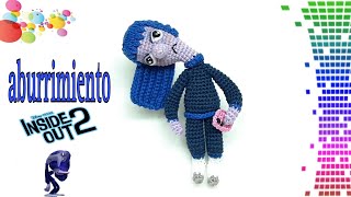 🥱 ABURRIMIENTO INTENSAMENTE AMIGURUMI  TUTORIAL PASO A PASO  SEGUNDA PARTE 🥱 [upl. by Iona700]