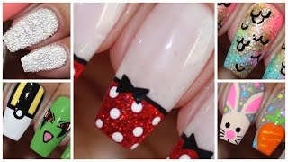 IDEIAS UNHAS DECORADAS 16  PASSO A PASSO  TRUQUES FACEIS DE FAZER  TENDENCIAS TUTORIAL UNHAS [upl. by Asum]