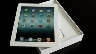 New iPad 3rd Gen 64GB White Unboxing [upl. by Aitnahs]