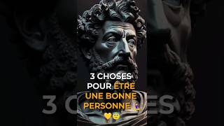 3 Choses pour être une bonne personne 🧘‍♀️💛😇sagesse viral leçonsdevie conseils viralmotivation [upl. by Tombaugh632]