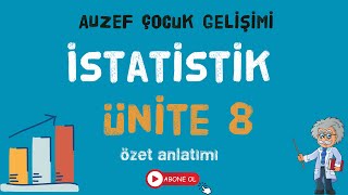 AUZEF İstatistik  Ünite 8  Dağılma Ölçüleri [upl. by Adriel]