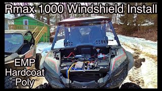 Yamaha Rmax 1000 EMP Windshield Install [upl. by Acsecnarf656]