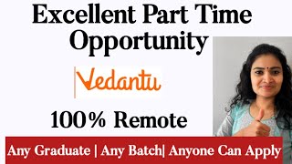 Permanent work from Home 100 remote jobs from Vedantu Any Graduate Any Batch Any Stream [upl. by Annmaria]