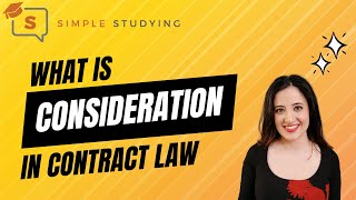 What is consideration in contract law [upl. by Herson]