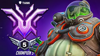 POV Youre the only Champion Hog player  Overwatch 2 [upl. by Thurman]