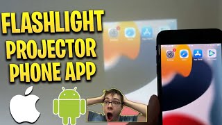 Flashlight Video Projector App Download Tutorial ✔️iOS amp Android Holoflash Download App 2024 [upl. by Lezti]