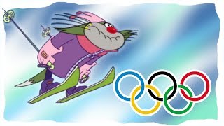 ❄️WINTER OLYMPICS 2018❄️ Oggy and the Cockroaches 🎿JACK SKIS 🎿 Winter Sport🏆 [upl. by Eneri]