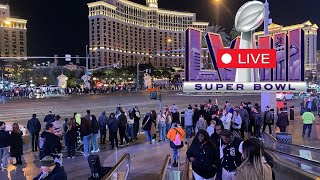 SUPER BOWL 2024 in Las Vegas LIVE It’s CRAZY this Weekend 🎉 [upl. by Fionnula]