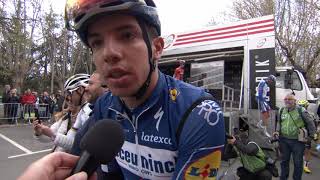 Álvaro Hodeg  entrevista en la salida  etapa 5  Volta a Catalunya 2019 [upl. by Lotsyrk]