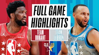 TEAM DURANT vs TEAM LEBRON  FULL GAME HIGHLIGHTS  2022 NBA ALLSTAR [upl. by Ellenuahs578]