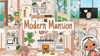 🐌Modern Mansion✨House Design Idea Toca Boca 🪵 Toca Life World  Makeover [upl. by Allrud]