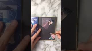 Scrapbook with me Day 29 Galaxy 🌌 Space 🌑 Planets 🪐 Universe ✨ asmr stationery [upl. by Tamarra]