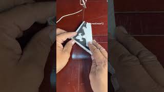 thermocol disign cutting tricks for ganpati decoration  shorts [upl. by Lavinie]