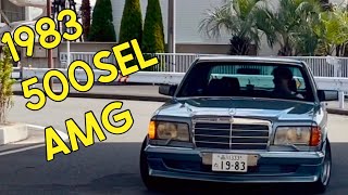 The Mercedes 500SEL AMG amp 560SEL in action  Masterpiece of 1980s Excess [upl. by Jeanelle]