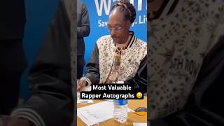 Most Valuable Rapper Autographs 🤔 🤑 [upl. by Jasmine188]