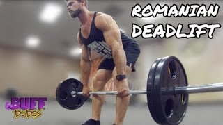 How to Perform Romanian Deadlift  Hamstring Leg Exercise [upl. by Enelrats]