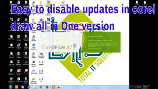 how to disable updates in corel draw x7 in hindi [upl. by Brothers]